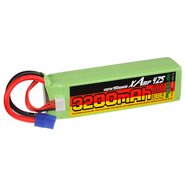 HV - Lipo Battery 3200mAh 11,1V 3S 30C/60C special 350QX(v2+V3)