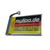 Lipo Battery 555mAh 3.8V HV 30C/60C PH2/mcp/PWC Male