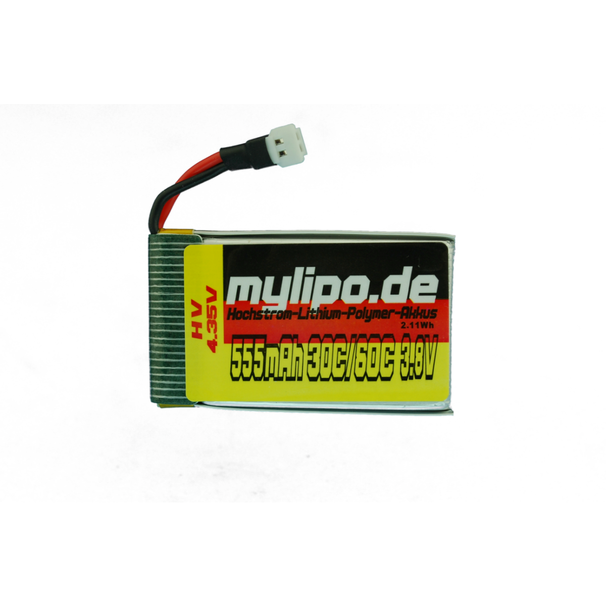 Lipo Akku 555mAh 3,8V HV 30C/60C Walkera Stecker