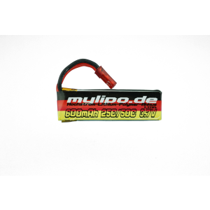 Lipo Battery 600mAh 3.7V 25C/50C JST(red) Male for BLADE...