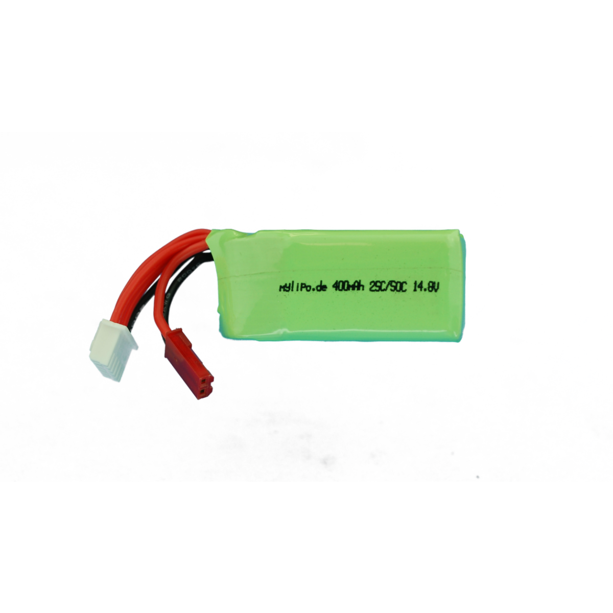 Lipo Akku 400mAh 14,8V 25C/50C JST(rot) Stecker