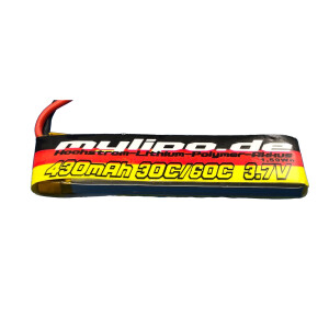 Lipo Battery 430mAh 3.7V 30C/60C Walkera Male