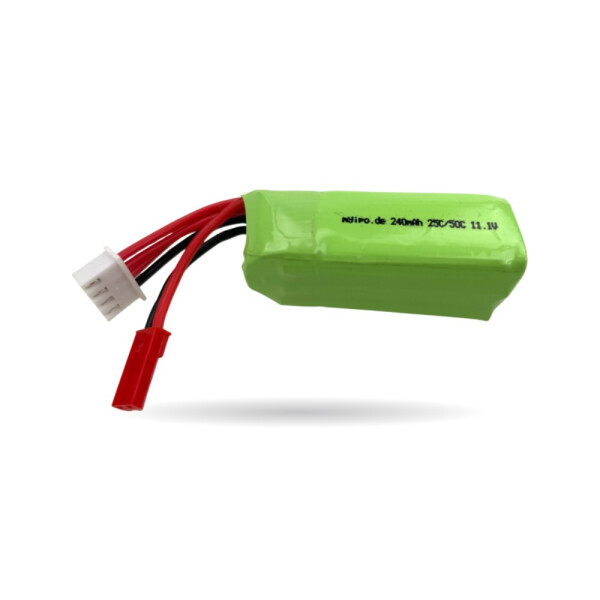 Lipo 240mAh 11,1V 25C/50C JST Stecker