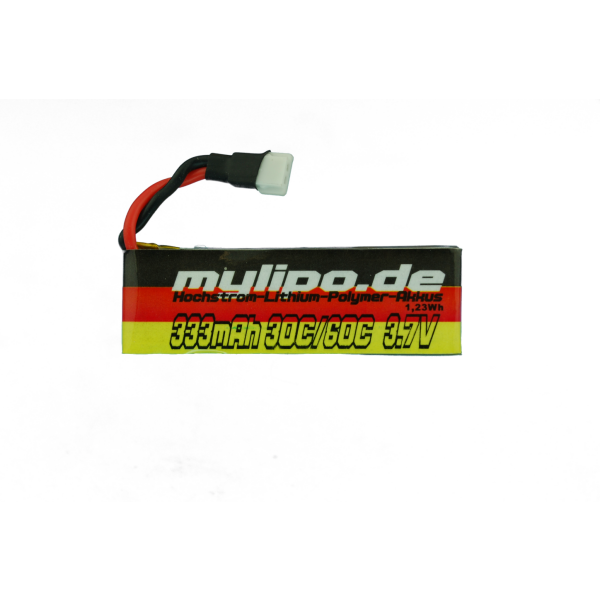 Lipo Battery 333mAh 3.7V 30C/60C Walkera Male