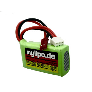 Lipo 600mAh 7,4V 30C/60C JST Stecker