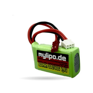 Lipo Akku 600mAh 7,4V 30C/60C JST Stecker