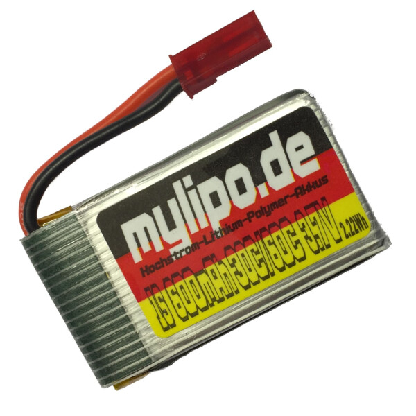 Lipo Akku 600mAh 3,7V 30/60C JST Stecker