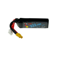 Lipo Battery 333mAh 2S 7.4V 60C/120C FPV PARCOUR XT30