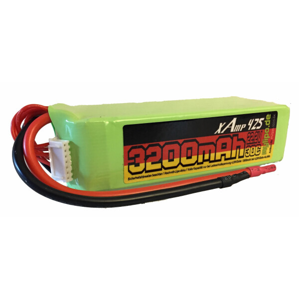 HV-Lipo Battery 3200mAh 22,2V 6S 30C/60C K