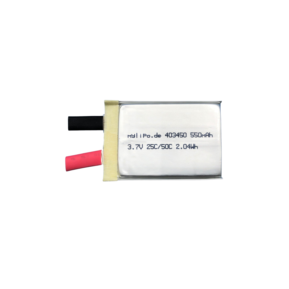 Lipo Akku 550mAh 3,7V 25C/50C Einzelzelle