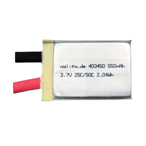 Lipo Akku 550mAh 3,7V 25C/50C Einzelzelle