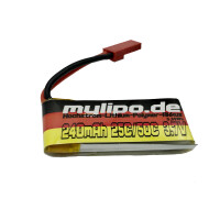 Lipo Akku 240mAh 3,7V 25C/50C JST Stecker