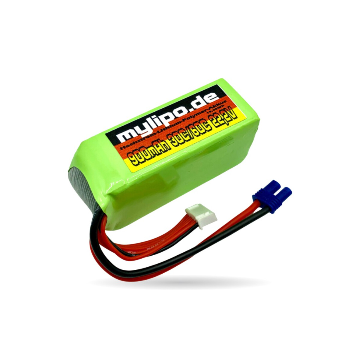Lipo Akku 900mAh 22,2V 30C/60C EC2