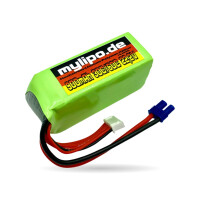 Lipo Akku 900mAh 22,2V 30C/60C EC2