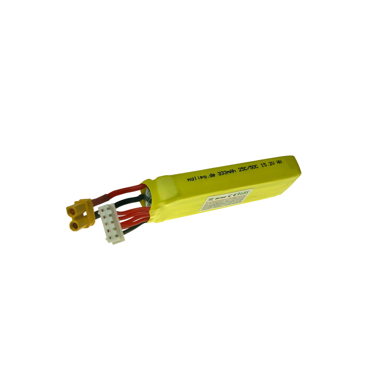 Lipo Akku 333mAh 4S 15,2V 25C/50C HV 4,35V XT30