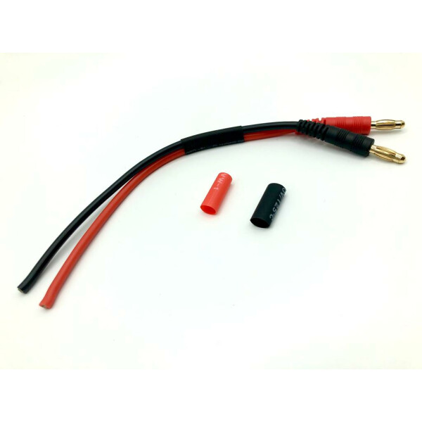 Charging cable 4mm plug open end