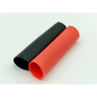 20 X Shrink Tubing Pieces 10mm x 30mm Red and Black