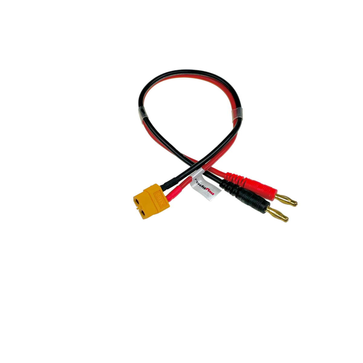 ANSCHLUSSKABEL XT60 BUCHSE ZU 4MM GOLDSTECKER 30CM 14 AWG