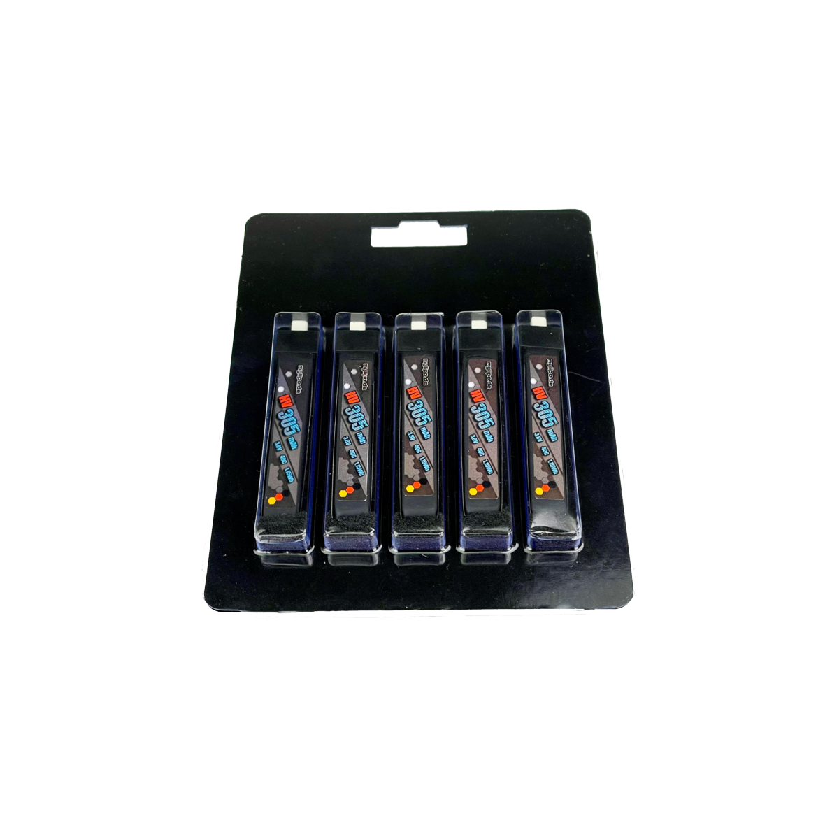5X Lipo Akku 305mAh HV 3.8V 40/80C BT2 Stecker im Blister