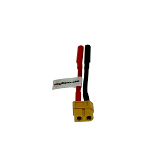 Ladeadapter XT60 Female --> 4mm Goldbuchse