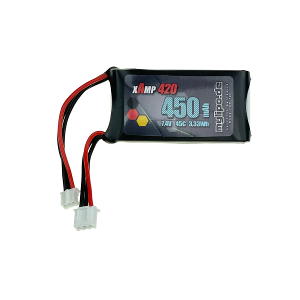 Lipo Akku 450mAh 7,4V 45C  Backguard power