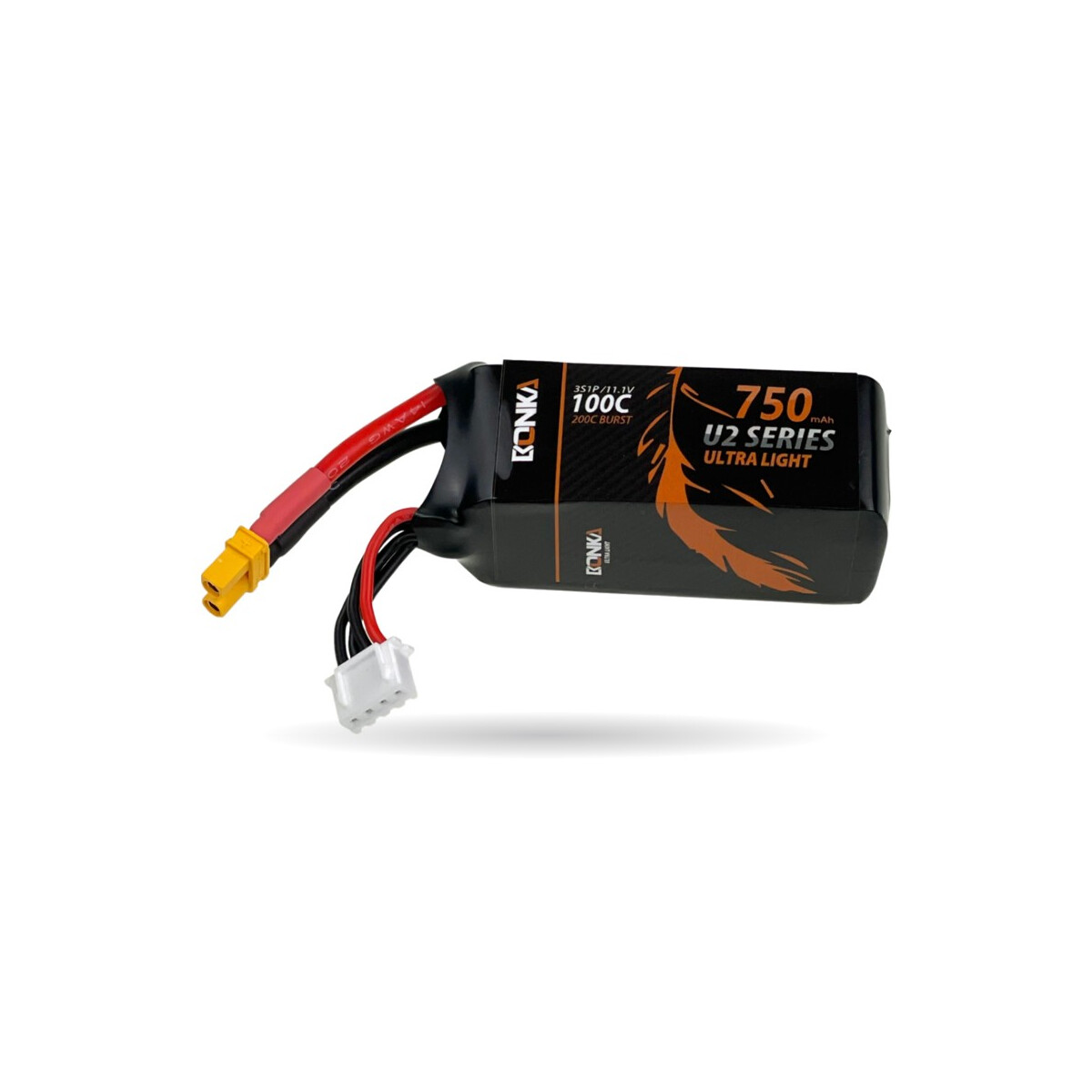 Bonka Lipo Akku 750mAh 11,1V 100C/200C  XT30 Goosky S2/OMP H
