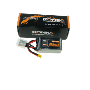 Bonka Lipo Akku 550mAh 22,2V 6S 80C/160C FPV Parcour XT30