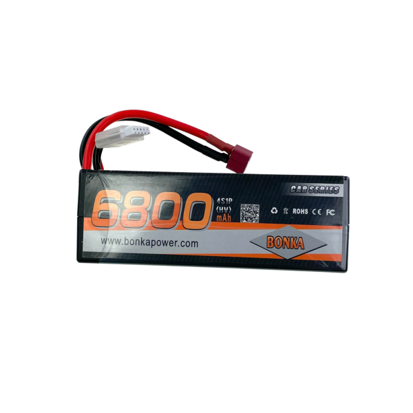 HV-Lipo Akku 6800mAh 15,2V 100C DEAN Anschluss