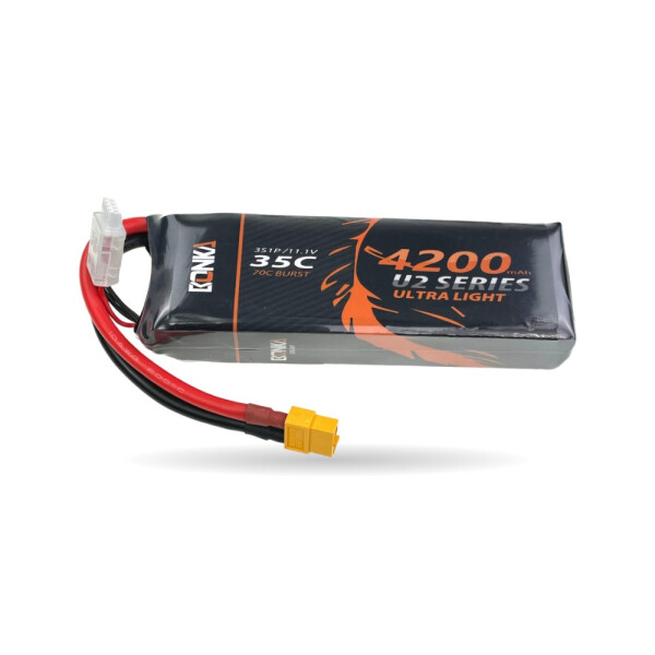 Bonka Lipo Battery 4200mAh 11.1V 3S 35C XT60