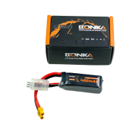 Bonka Lipo Akku 400mAh 7,4V 2S 50C XT30