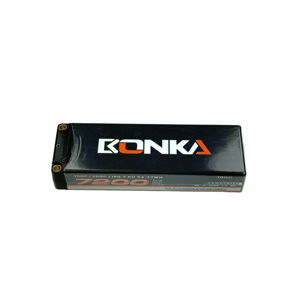 Bonka Lipo Akku HV 7200mAh 7,6V 100C  Hardcase 5mm Anschluss
