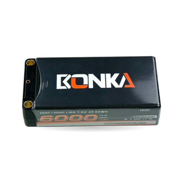 Bonka Lipo Akku HV 6000mAh 7,6V 100C Shorty Hardcase