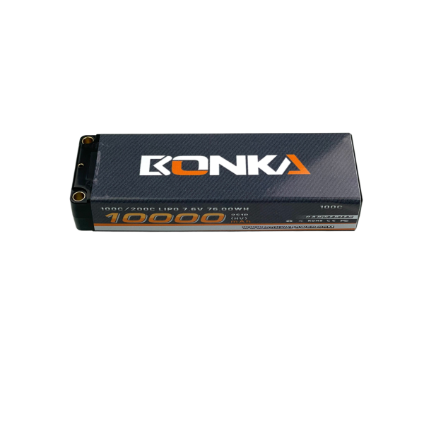 Bonka Lipo Akku HV 9400mAh 7,6V 100C  Hardcase 5mm Anschluss