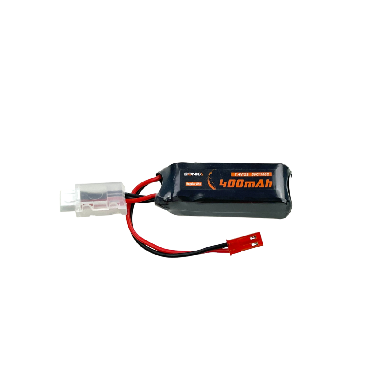 Bonka Lipo Akku 400mAh 7,4V 2S 50C JST-Rot