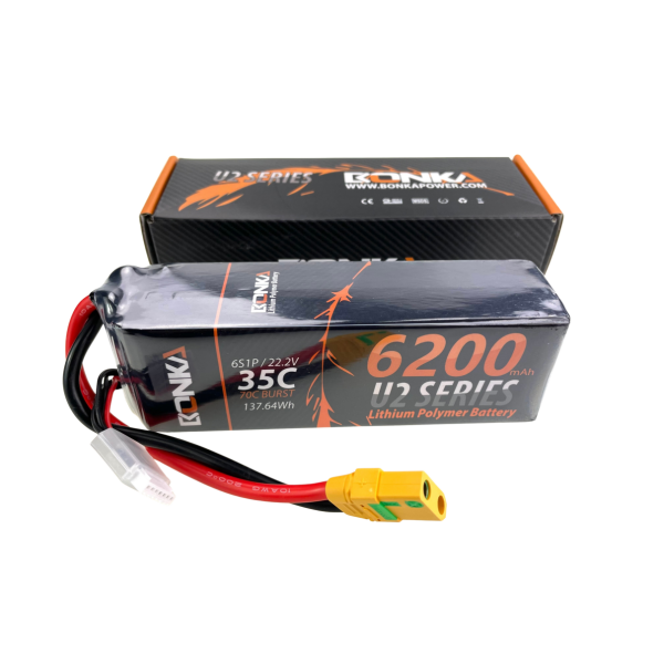 Bonka Lipo Akku 6200mAh 22,2V 6S 35C