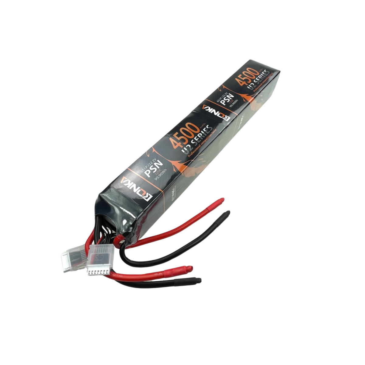 Lipo Akku 4500mAh 44,4V 12S 120C lang, geteilt