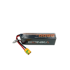 Bonka Lipo Akku  9600mAh 14,8V 100C  Softcase XT90 Antiblitz