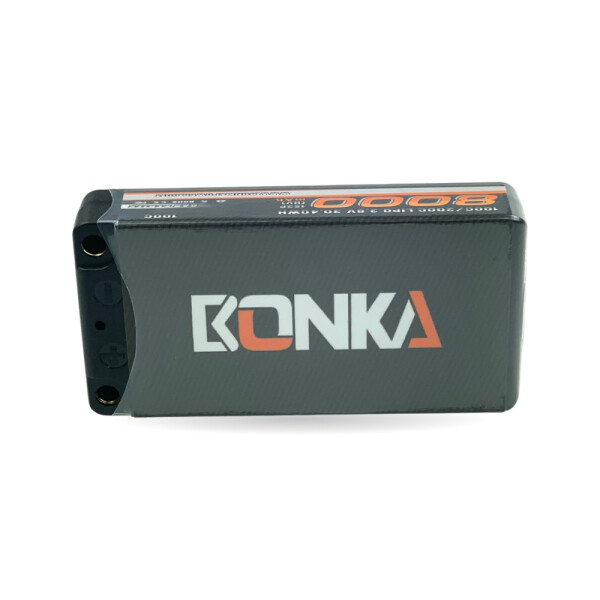 Bonka Lipo Akku HV 8000mAh 3,8V 100C Shorty Hardcase 5mm Bullet