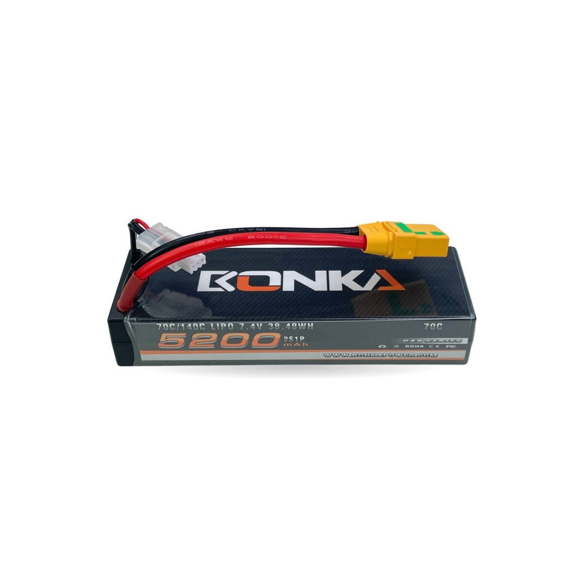 Lipo Battery 5200mAh 7.4V 70C Hardcase X box