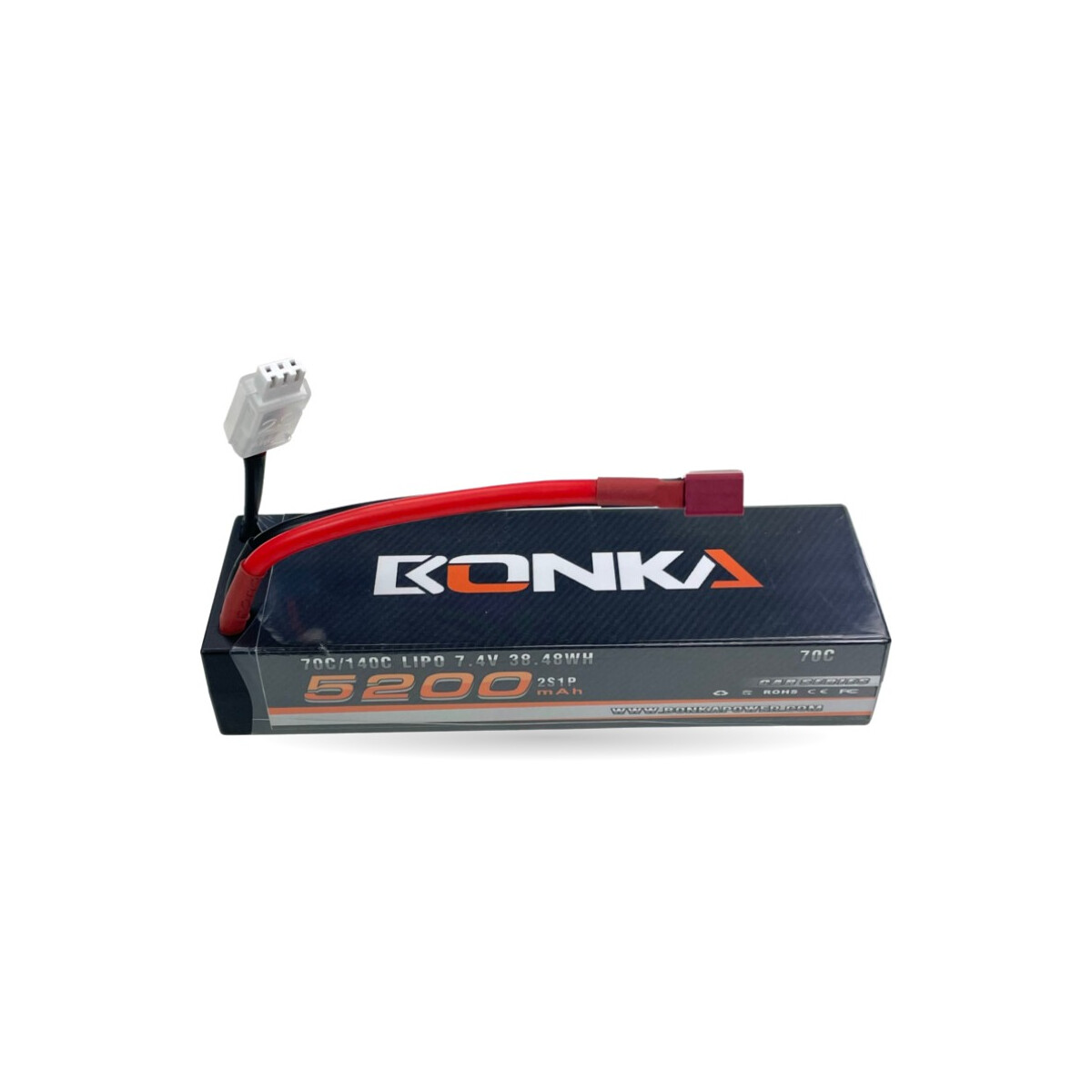 Lipo Battery 5200mAh 7.4V 70C Hardcase XT90 Antispark