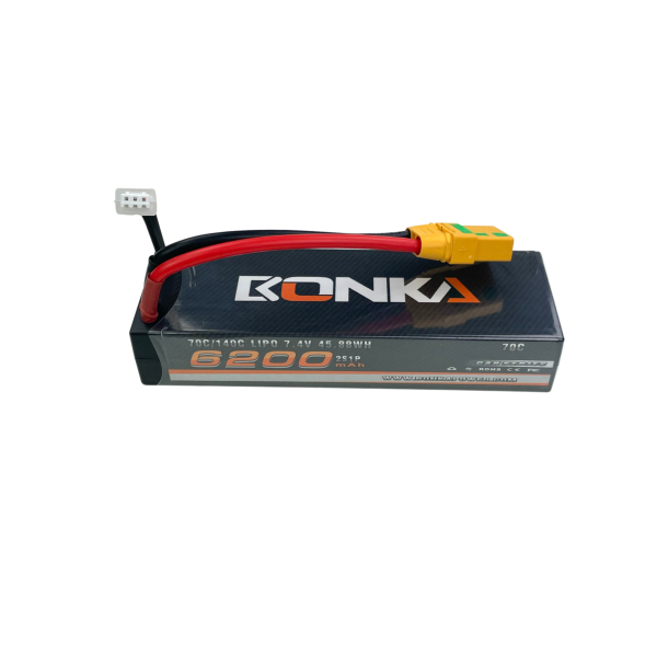 Lipo Battery 6200mAh 7.4V 70C Hardcase XT90