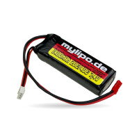 Lipo Akku 1400mAh 7,4V 2S 20C/40C  JST-Female Jumpstart Edition