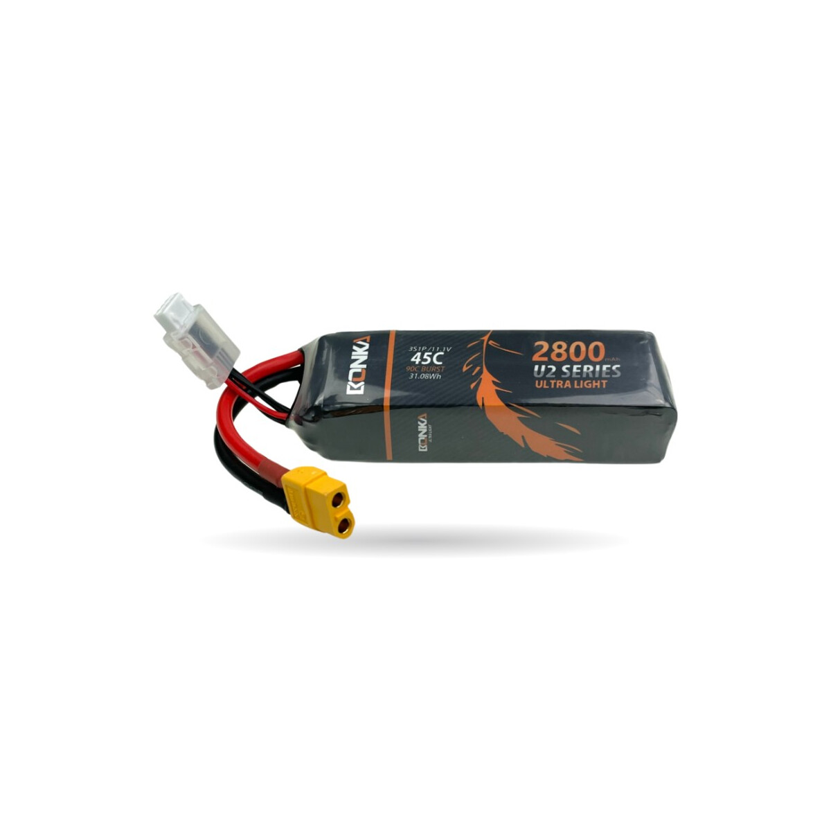Bonka Lipo Akku 2800mAh 11,1V 3S 45C/90C XT60