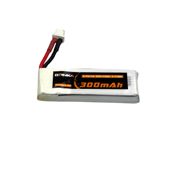 Bonka Lipo Akku 300mAh 3,7V 1S  75C/150C FPV BT2.0 Ultralight