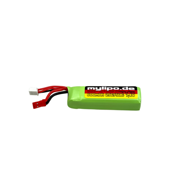 Lipo Akku 600mAh 7,4V 25C/50C JST Stecker (Airsoft)