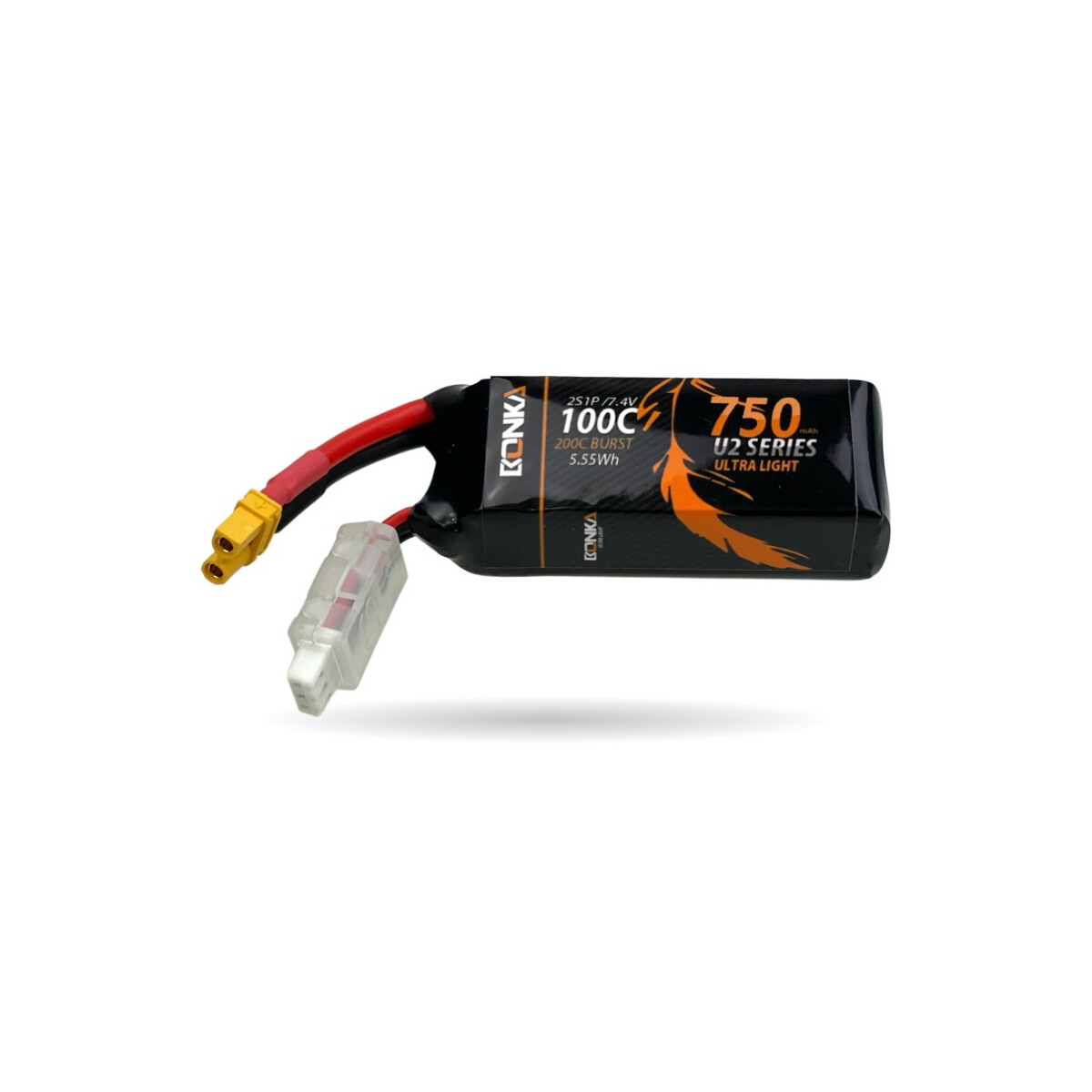 Bonka Lipo Akku 750mAh 7,4V 100C/200C  XT30