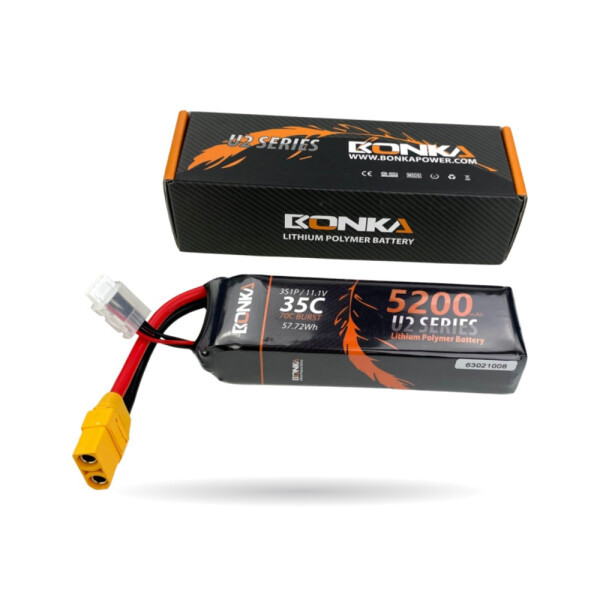 Bonka Lipo Akku 5200mAh 11,1V 3S 35C/70C XT90
