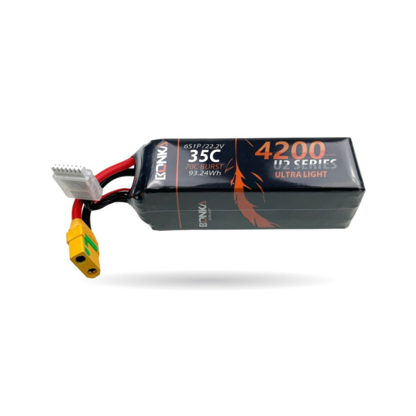 Bonka Lipo Akku 4200mAh 22,2V 6S 35C XT90 Antiblitz