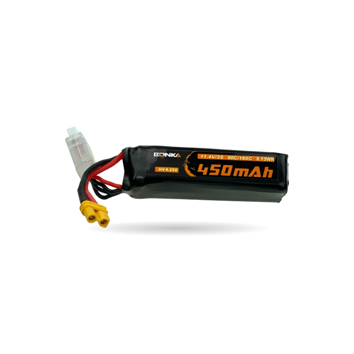 BonkaLipo HV Akku 450mAh 11,4V HV 3S 80C box