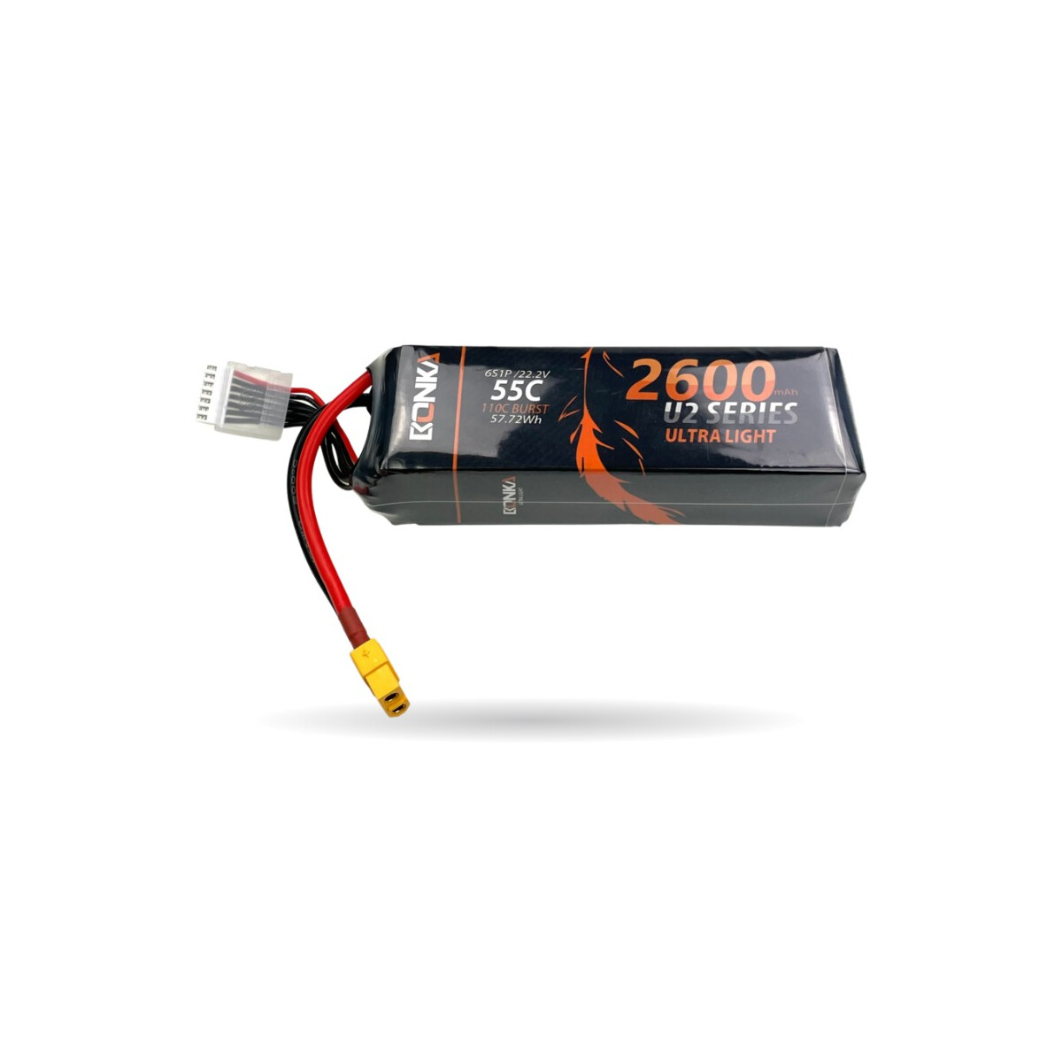 Bonka Lipo Akku 2600mAh 22,2V 6S 55C/110C XT60